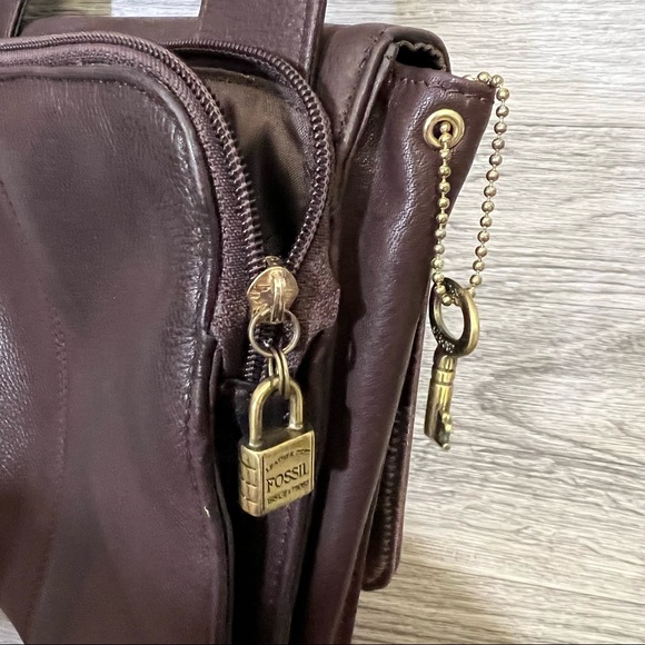 Fossil brown crossbody bag - Picture 8 of 9